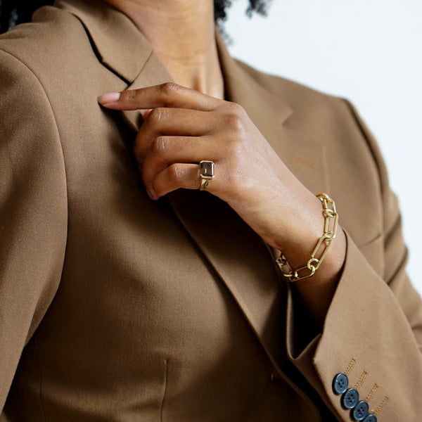 Otiumberg Chunky Arena Bracelet 14kt Gold Vermeil