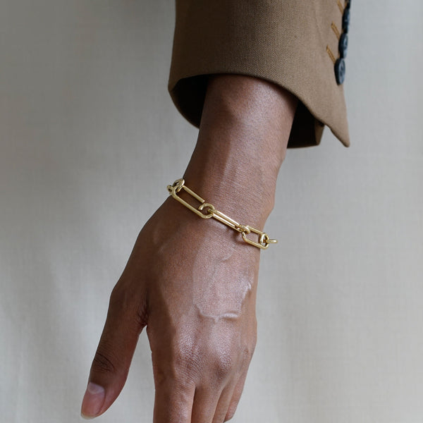 Otiumberg Chunky Arena Bracelet 14kt Gold Vermeil