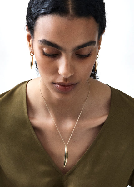 Otiumberg Cinder Drop Earrings 14kt Gold Vermeil