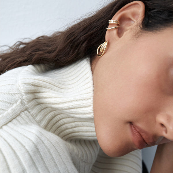 Otiumberg Concero Ear Cuff 14kt Gold Vermeil