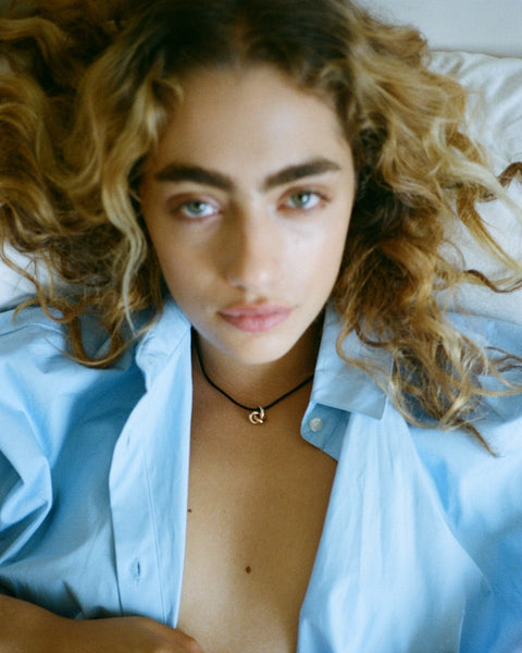 Otiumberg Cord Knot Necklace 14kt Gold Vermeil