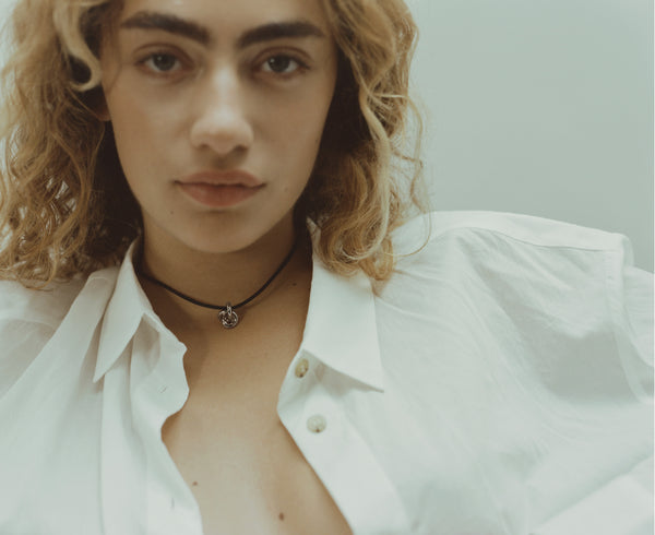 Otiumberg Cord Knot Necklace Sterling Silver