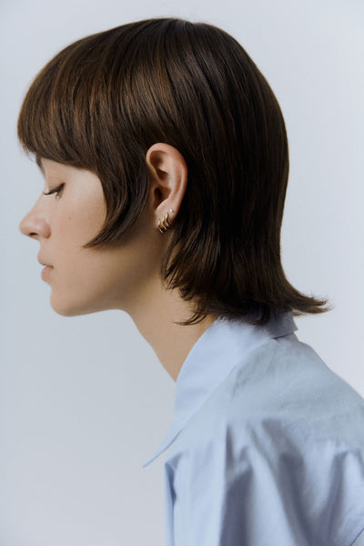 Otiumberg Diamond Marquise Studs 9kt Solid Gold