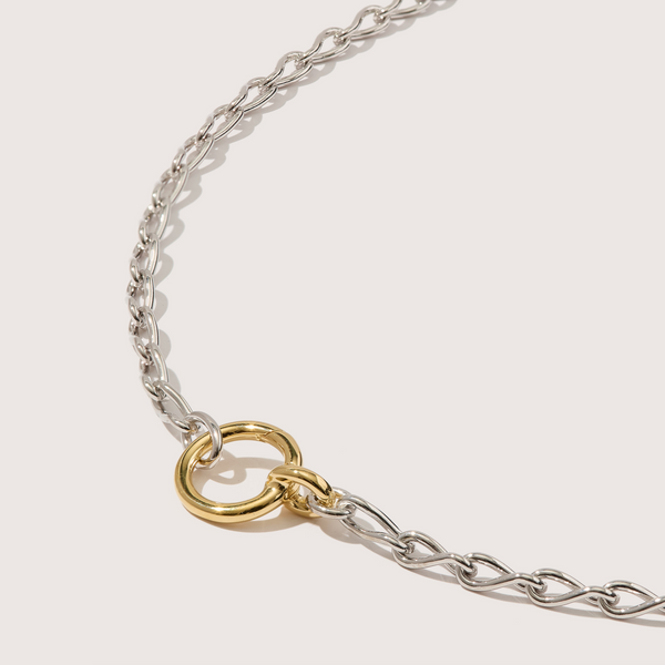 otiumberg Eternal Link Up Necklace Mixed Metals