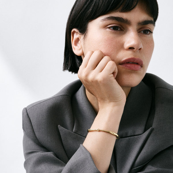 Otiumberg Interlocked Bracelet 14kt Gold Vermeil