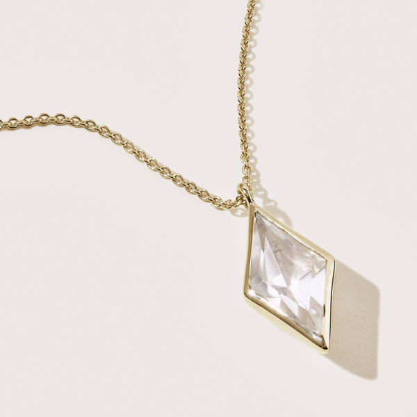 Otiumberg Kite Quartz Necklace 14kt Gold Vermeil