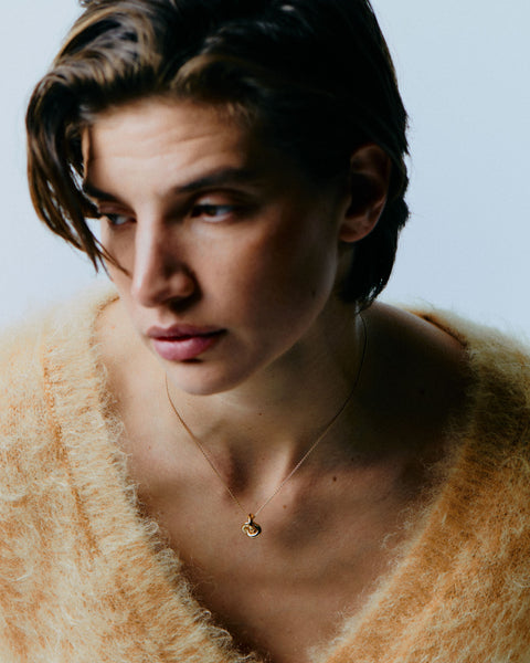 Otiumberg Knot Necklace 14kt Gold Vermeil