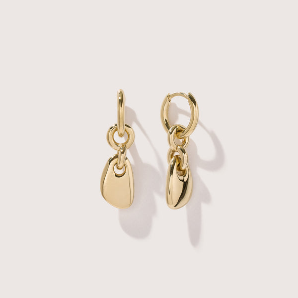 otiumberg Lapillus Drop Earrings 14kt Gold Vermeil
