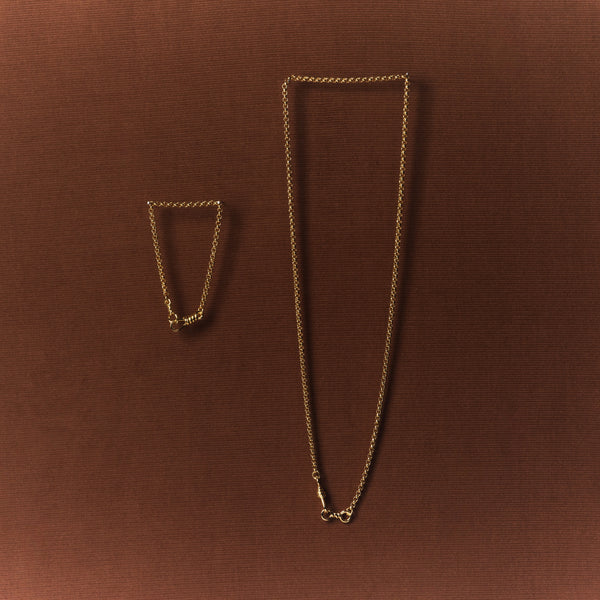 Otiumberg Locked Bracelet 14kt Gold Vermeil