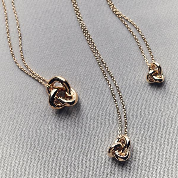 Otiumberg Long Knot Necklace 14kt Gold Vermeil