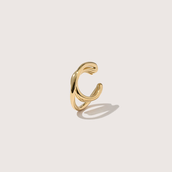 otiumberg Loom Ear Cuff 14kt Gold Vermeil