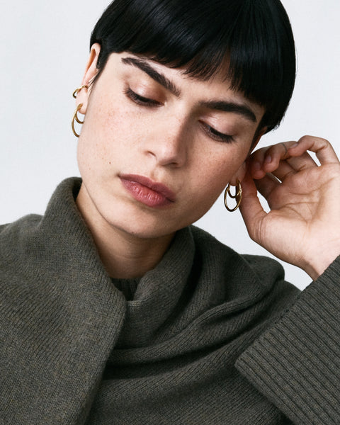 Otiumberg Loom Earrings 14kt Gold Vermeil