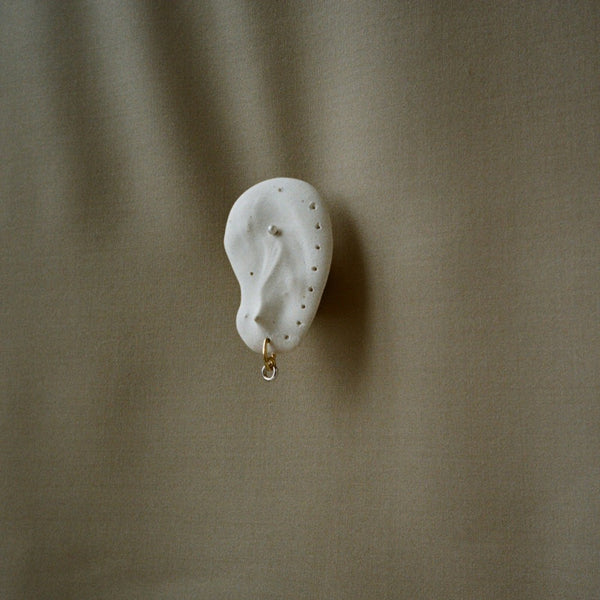 Otiumberg Loop Drop Hoop Earrings Mixed Metals