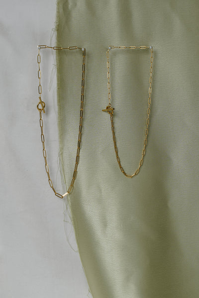 Otiumberg Love Link Necklace 14kt Gold Vermeil
