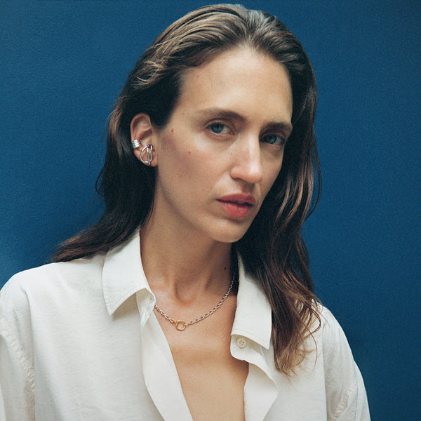 Otiumberg Lower Lobe Ear Cuff Sterling Silver