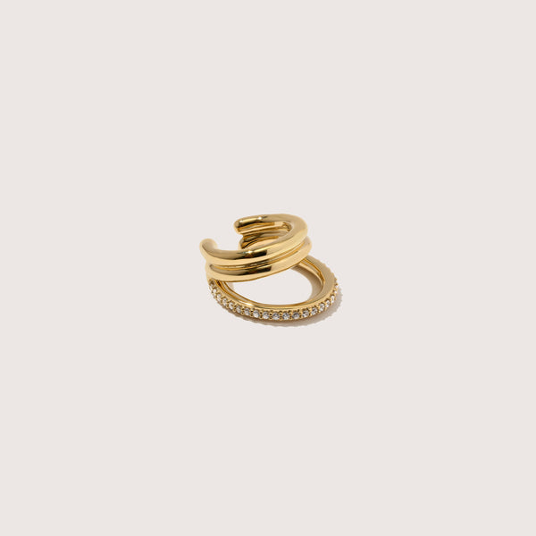 Otiumberg Lower Lobe Edit - Set 2 14kt Gold Vermeil