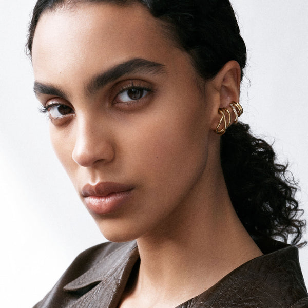 otiumberg Lower Lobe Edit - Set 2 14kt Gold Vermeil