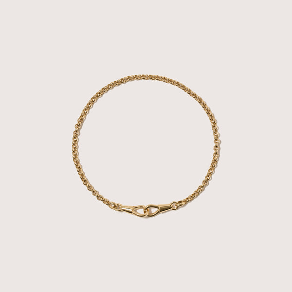 otiumberg Mini Locked Bracelet 14kt Gold Vermeil