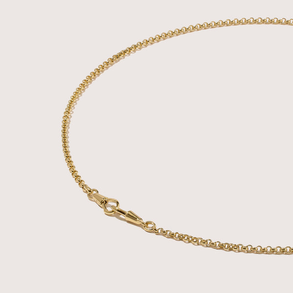 otiumberg Mini Locked Necklace 14kt Gold Vermeil