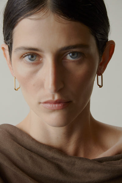 Otiumberg Mosaic Hoops 14kt Gold Vermeil