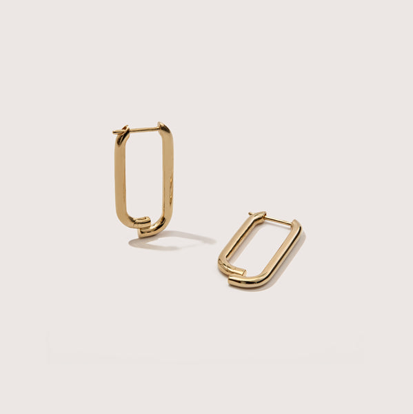 otiumberg Mosaic Hoops 14kt Gold Vermeil