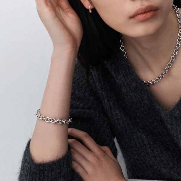 Otiumberg Orbis Chain Bracelet Sterling Silver