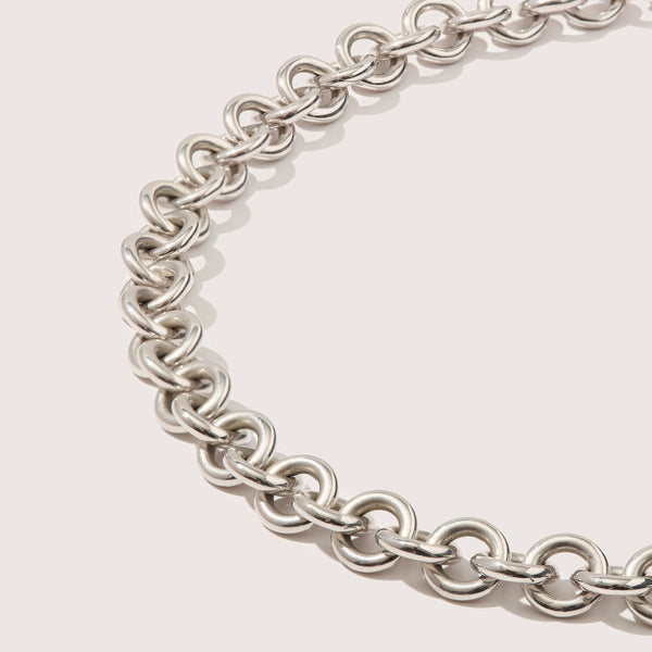 otiumberg Orbis Chain Necklace Sterling Silver