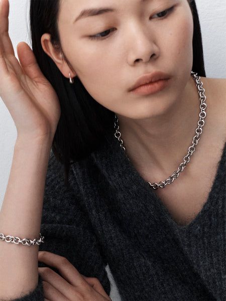 Otiumberg Orbis Chain Set Sterling Silver