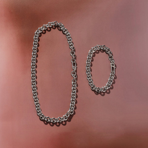 otiumberg Orbis Chain Set Sterling Silver