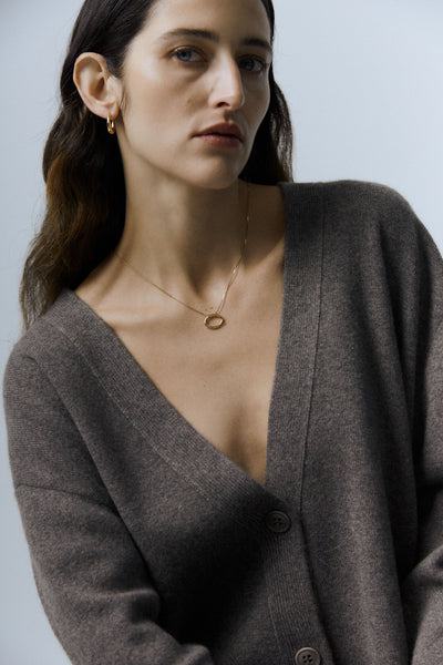 Otiumberg Oval Hoop Earrings 14kt Gold Vermeil