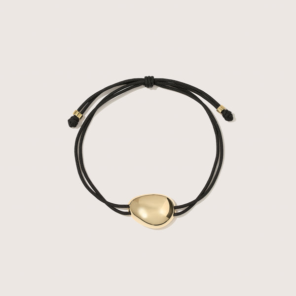 otiumberg Pebble Cord Bracelet 14kt Gold Vermeil