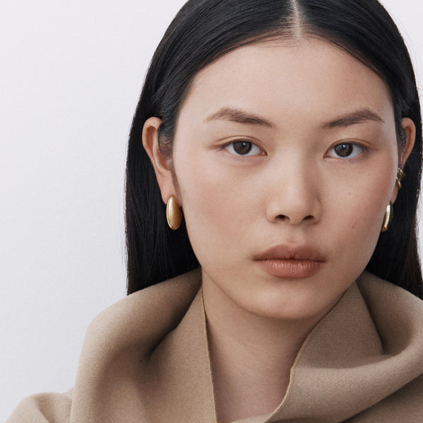 Otiumberg Pebble Earrings 14kt Gold Vermeil