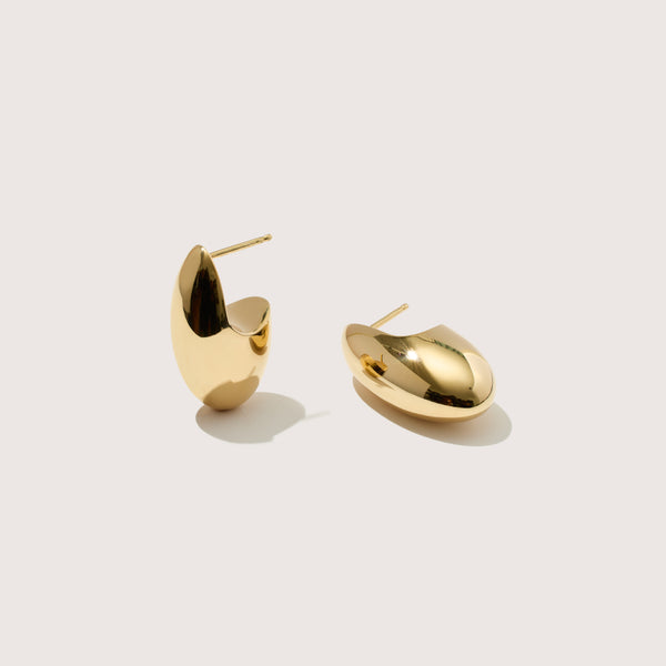 otiumberg Pebble Earrings 14kt Gold Vermeil