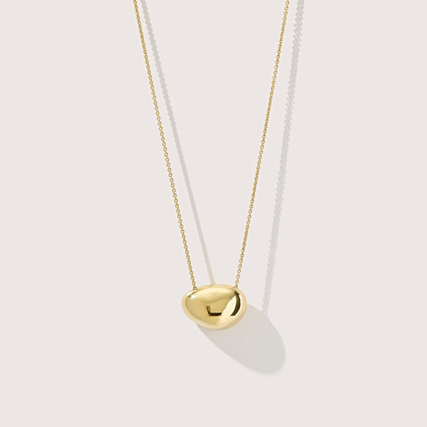 otiumberg Pebble Necklace 14kt Gold Vermeil
