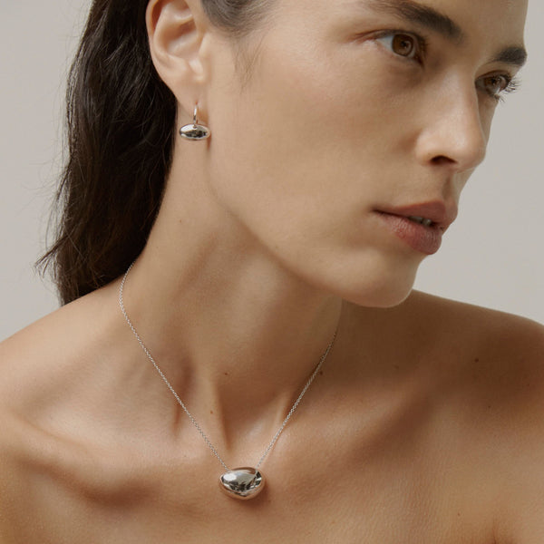 Otiumberg Pebble Necklace Sterling Silver