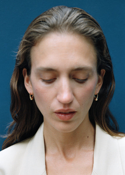 Otiumberg Roscida Drop Hoops 14kt Gold Vermeil