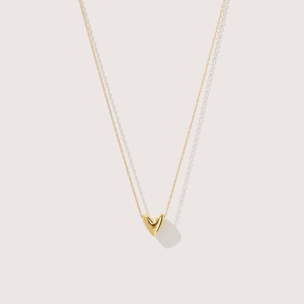 Otiumberg Roscida Heart Pendant 14kt Gold Vermeil