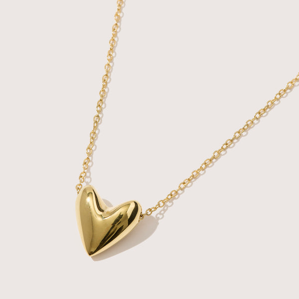 otiumberg Roscida Heart Pendant 14kt Gold Vermeil