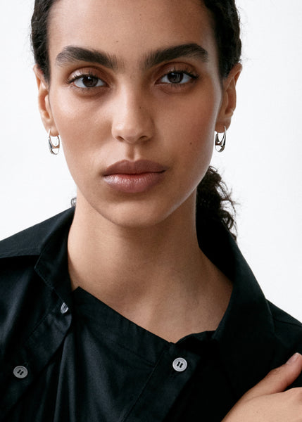 Otiumberg Roscida Quartz Earrings Sterling Silver