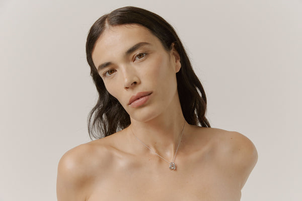 Otiumberg Silver Knot Necklace Sterling Silver