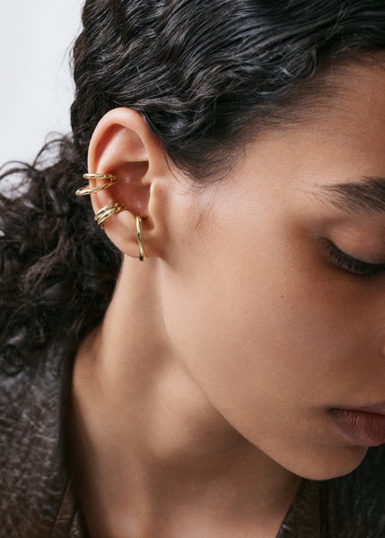 Otiumberg Sonder Cuff 14kt Gold Vermeil