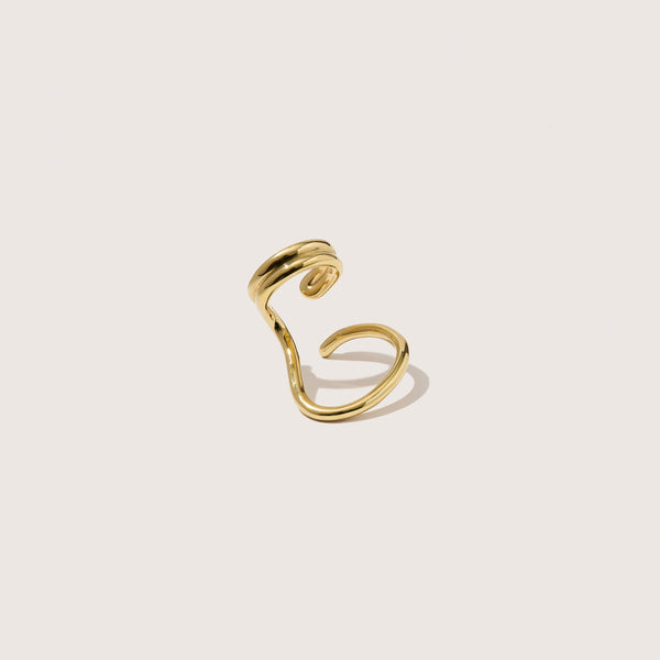 otiumberg Sonder Cuff 14kt Gold Vermeil