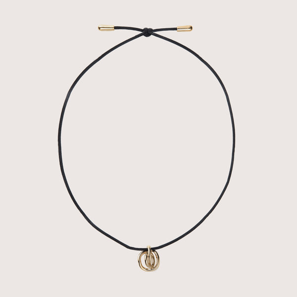 otiumberg Spiralis Cord Necklace 14kt Gold Vermeil