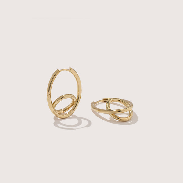 otiumberg Spiralis Earrings 14kt Gold Vermeil