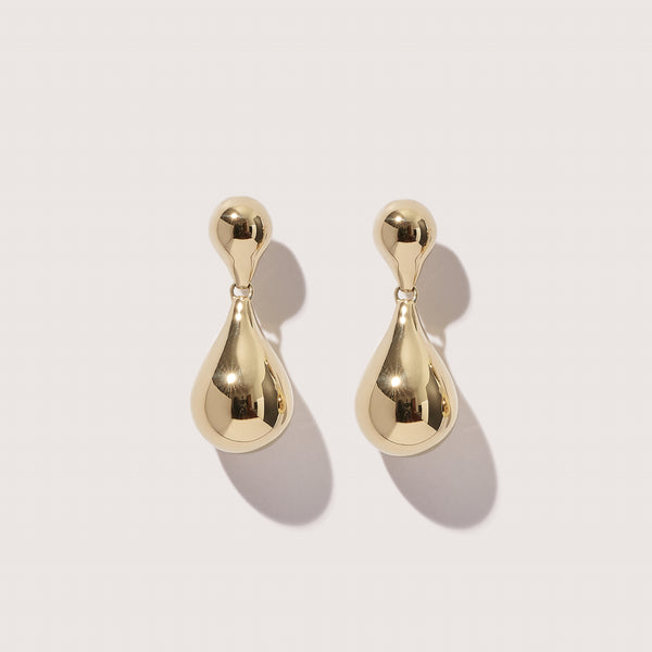 otiumberg Stilla Duo Earrings 14kt Gold Vermeil