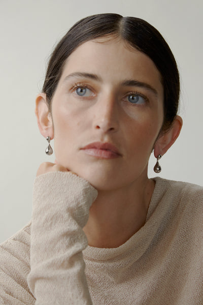 Otiumberg Stilla Duo Earrings Sterling Silver