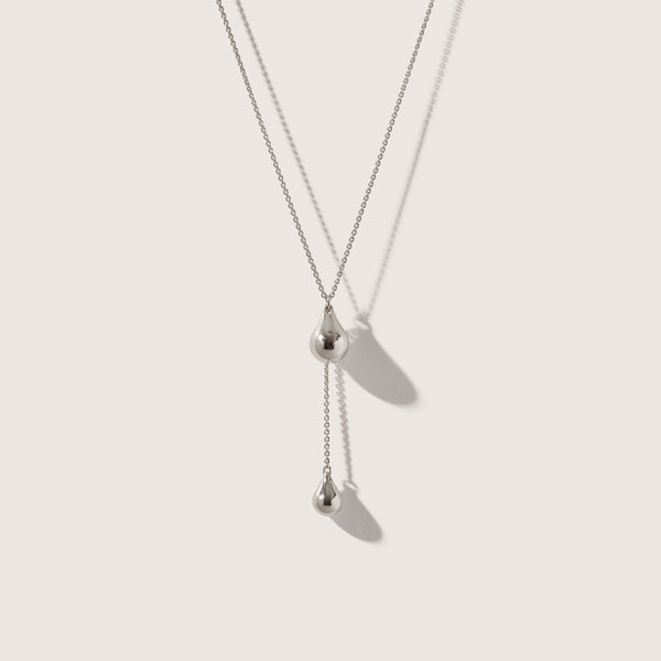 otiumberg Stilla Lariat Necklace Sterling Silver