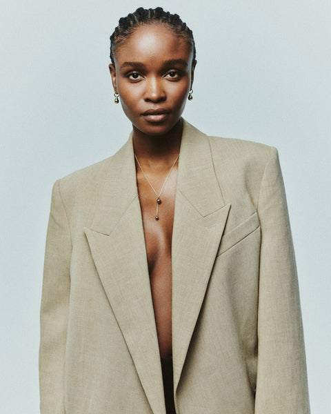 Otiumberg Stilla Lariat Set 14kt Gold Vermeil