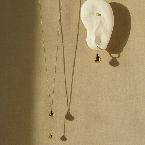 otiumberg Stilla Lariat Set 14kt Gold Vermeil