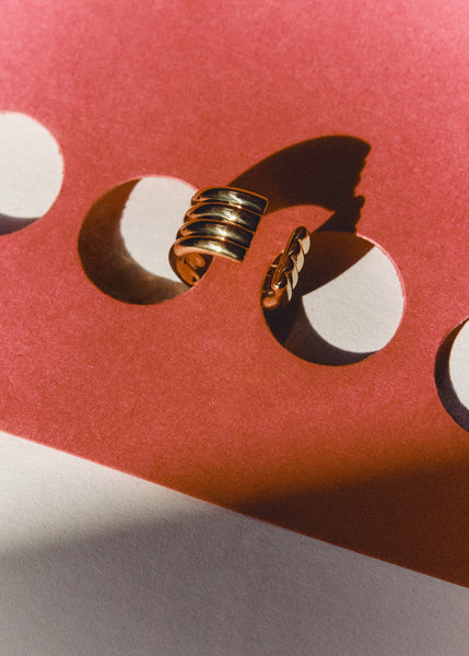 Otiumberg Stratis Cuff 14kt Gold Vermeil